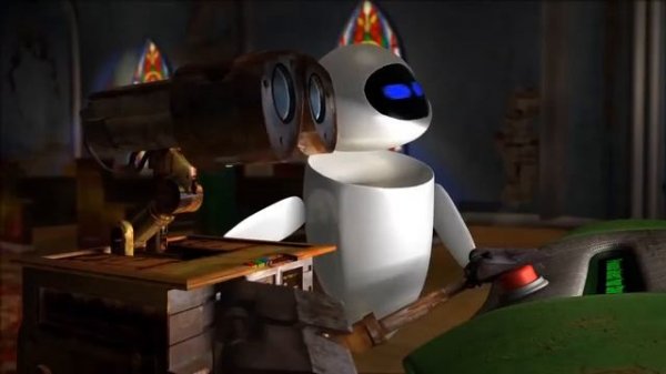 Валл И и Ева    мультфильм про роботов