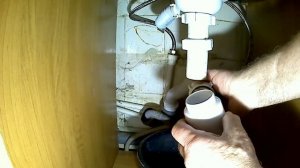 Забилась раковина кухни = разбор и ручная чистка сифона