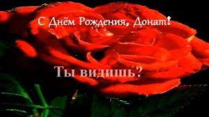 Смешное поздравление. С Днём Рождения, Донат!