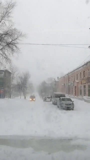 Николаевск-на-Амуре. Снег идет. 03.12. 2019 #николаевскнаамуре