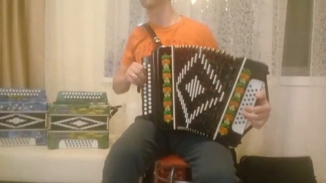 Игра на Ганинской гармошке. смотреть онлайн