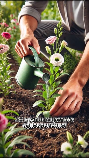 Жемчужина цветов - Эустома Пикоти! #дача #огород #сад смотреть онлайн