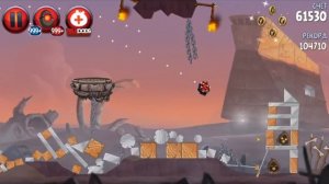 Angry Birds Star Wars II Бегство на Татуин #4 (Свинская сторона)