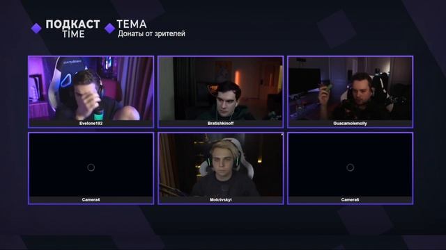 ПОДКАСТ на САМЫЕ актуальные ТЕМЫ твича / Смешные моменты / Эвелон, братишкин, мокривский, гуакамоли смотреть онлайн