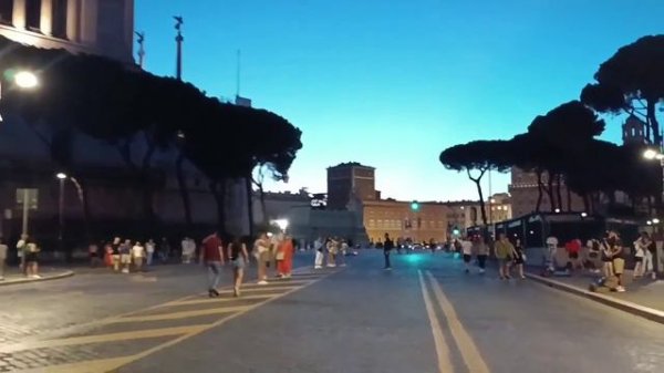 Рим вечером