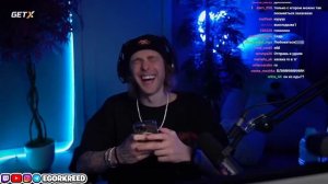 РЕАКЦИЯ Егора Крида на запретный подарок от Димы Масленникова на Твич (Twitch) стриме