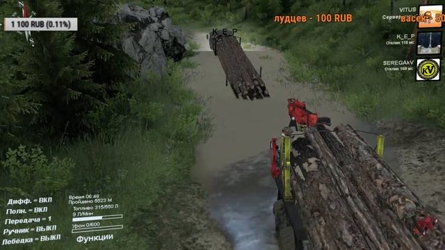 Spintires - Stream. Карта 
