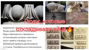 Люди, которые откладывали яйца. Непредсказуемая история