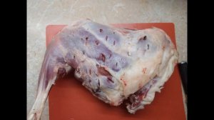 Как приготовить в духовке баранью ногу - показываю и р?