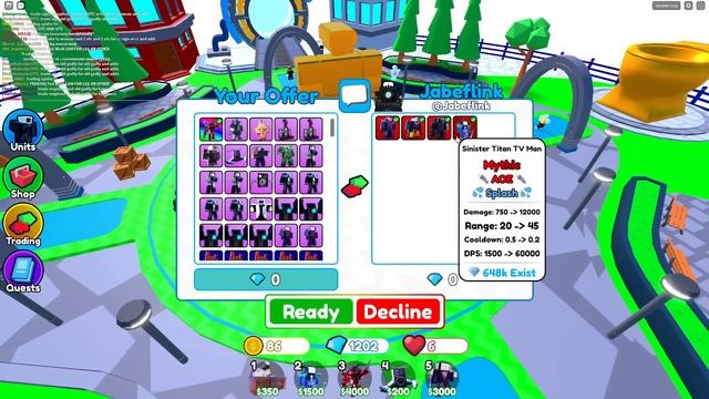 ✨Я Затрейдил УЛЬТИМЕЙТ UPGRADED TITAN DRILL MAN на ЭТО.. в Toilet Tower Defense Roblox! смотреть онлайн