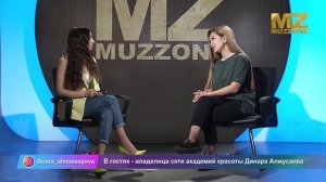 Динара Алмусаева в гостях на телеканале МУЗЗОН