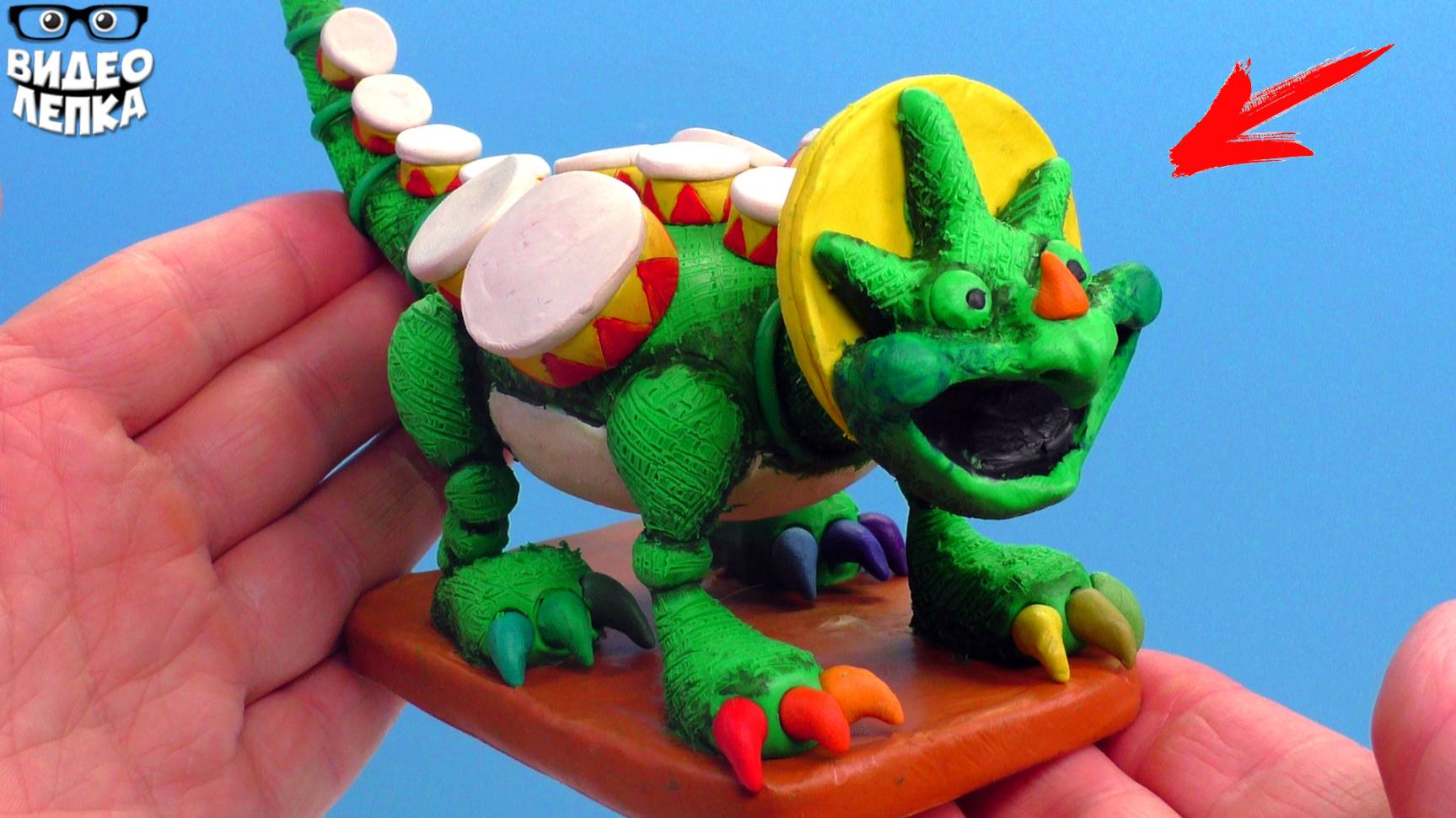 Лепим Поппи Плейтайм 5 DRUMCERATOPS Poppy Playtime 5 ► Видео Лепка смотреть онлайн