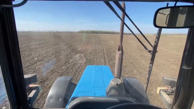 Прикатываю посевы ячменя | МТЗ 1025.2 с КЗК-6 смотреть онлайн