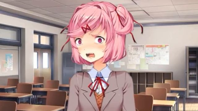 Нацуки и Сайори - Поход к врачу [DDLC прикол] смотреть онлайн