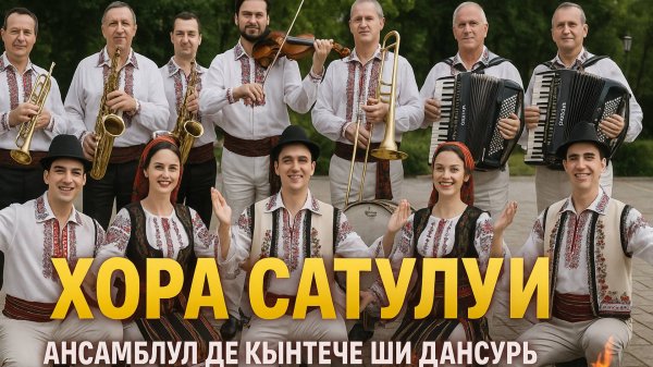 ⚡Хора сатулуй🎶Ансамблул де кынтече ши дансурь 🎵🎺🎻🪕🪈🪇🥁🚀
