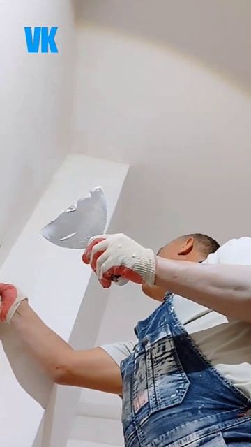 Финишная шпаклёвка углов #виталийкремень #шпаклёвка #?