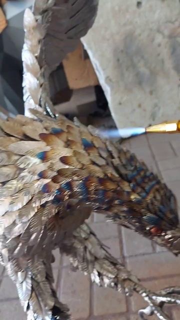 Скульптура "ОРЕЛ" из черного металла. #благоустройств? смотреть онлайн