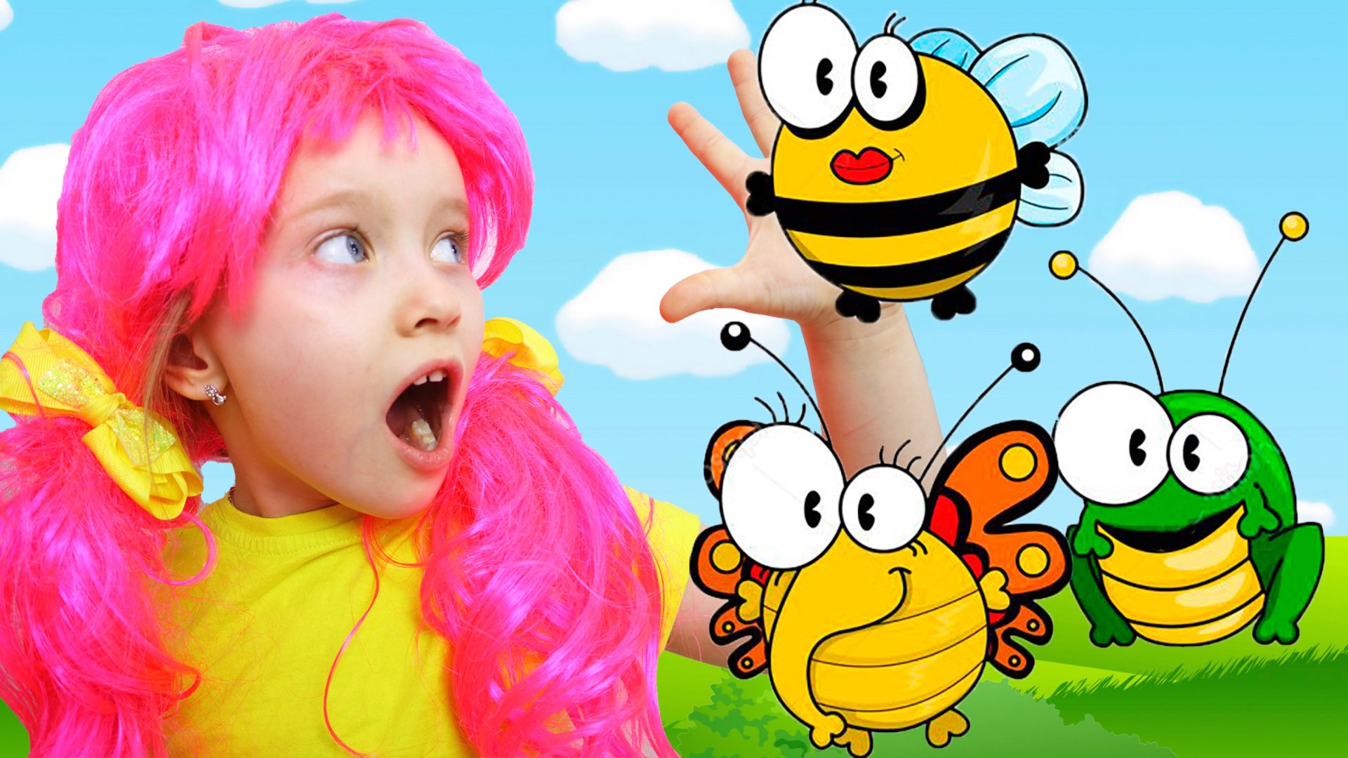 Двигай телом | Жук, пчела и их друзья | Детская песенка-зарядка для малышей