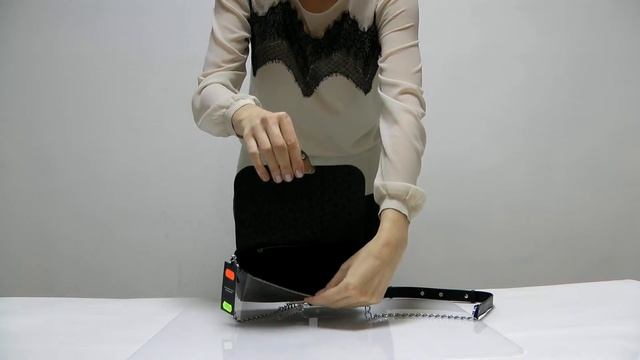 Кожаная сумочка женская серебристая (малая) Katerina Fox KF397-м смотреть онлайн