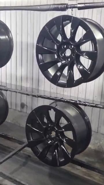 Диски Tesla чёрный матовый порошковая покраска покрытие смотреть онлайн