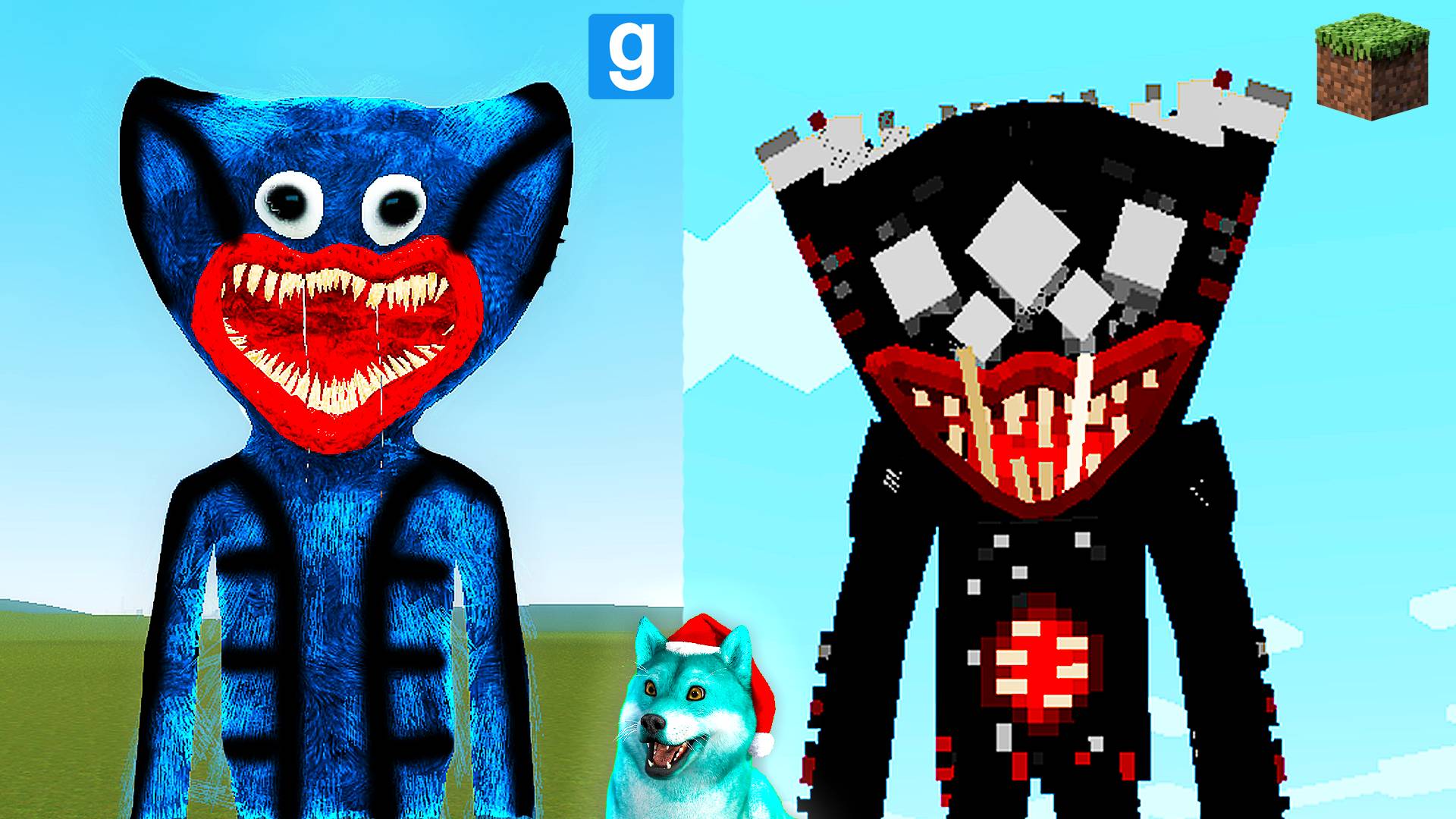 Майнкрафт против гаррис мод килли вилли и хагги вагги! huggy wuggy garry s mod смотреть онлайн