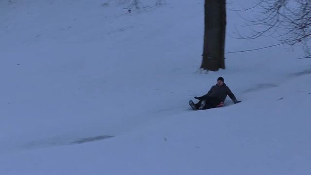Снегоходушка / Жесткий тест-драйв / Детали отлетали на ходу