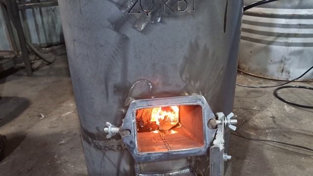 Розжиг печки на отработке смотреть онлайн