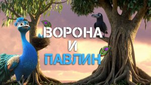 Ворона и павлин | Мудрые сказки