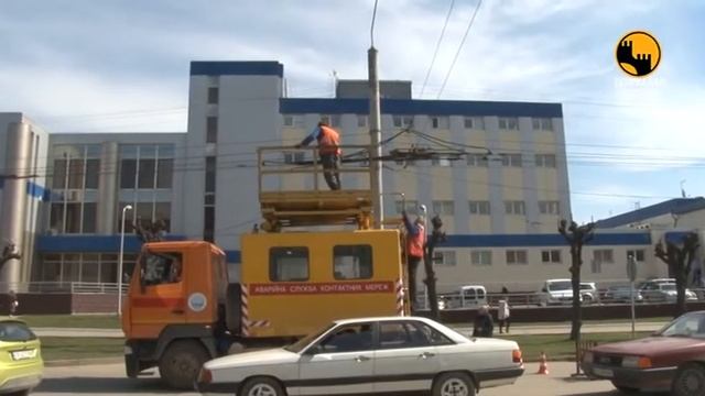 Пообідді не курсували тролейбуси 1, 5, 6 та 6 А  через несанкціонований проїзд великогабаритної ван