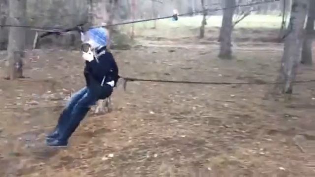 На тарзанке на Машуке