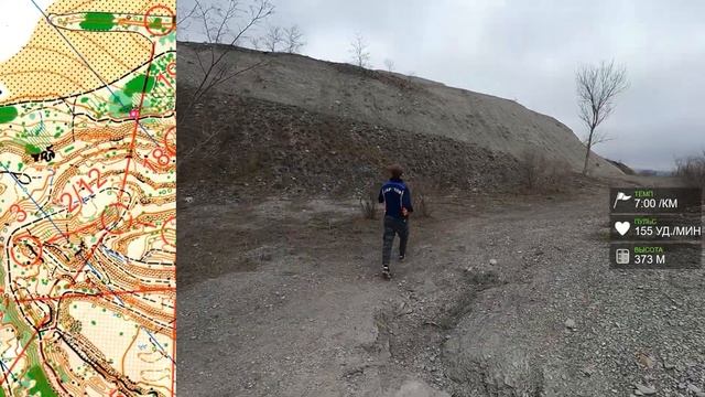 УТС 25.03.24 гора Кинжал - О-Весна'24 - с комментариями (headcam Orienteering)