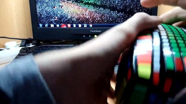Кубик Рубика 13*13*13!!!)))Сборка сложных рёбер) смотреть онлайн