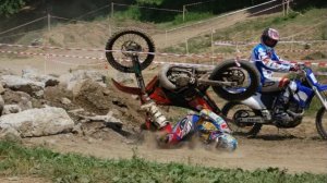 Курьёзы, падения, фэйлы в эндуро