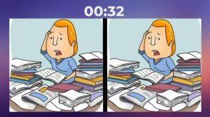 Задание на внимательность. Найди три отличия на картинке.