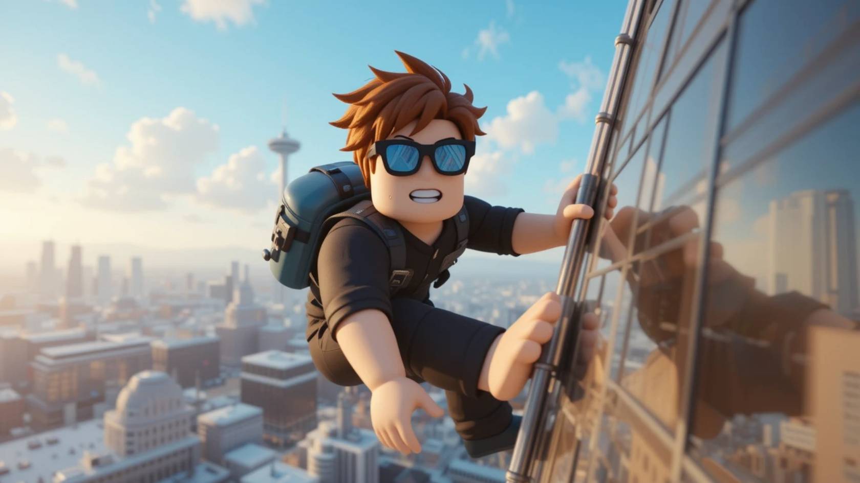 10. Скалолазание в Roblox Studio. Wall climb. смотреть онлайн