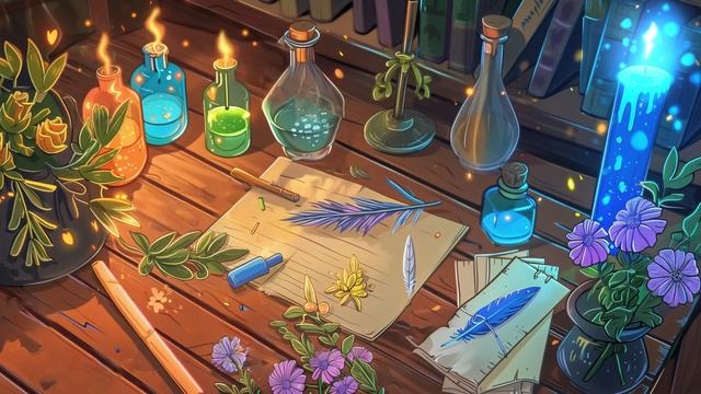 фэнтезийная музыка для вдохновения - Чердак волшебника 🧙♂️✨ [Музыка без рекламы] смотреть онлайн