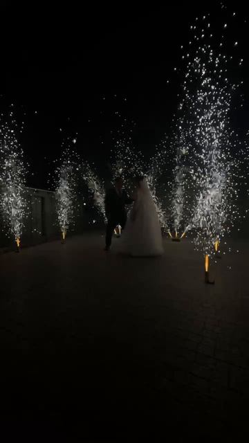 Дорожка и трилистники из фонтанов холодного огня, на свадьбу, Саджио 02.05.2025 смотреть онлайн