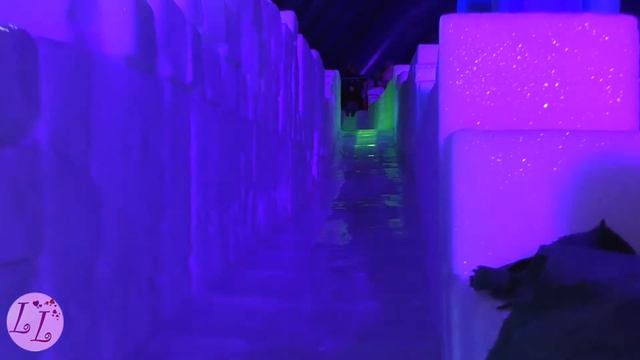 Лика гуляет в Зимней стране!!!! Ледяные скульптуры, потрясающая горка и САЛЮТ!!!! смотреть онлайн