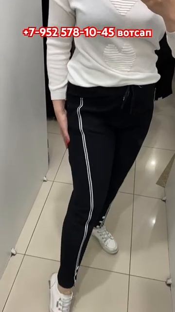 Брюки 48-64 размер 4900₽ Турция С* высокая посадка, со стре смотреть онлайн
