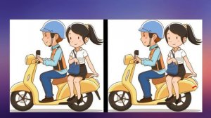 Задание на внимательность. Найди три отличия на картинке.