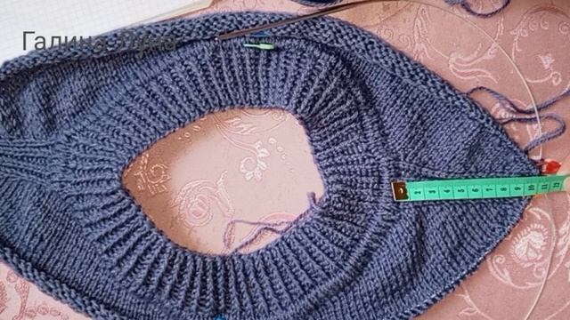 Реглан-погон,начало вязания .Джемпер спицами 🧶 смотреть онлайн