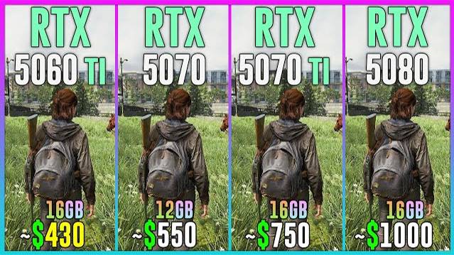 RTX 5060 TI 16GB vs RTX 5070 vs RTX 5070 TI vs RTX 5080 - Test in 20 Games смотреть онлайн