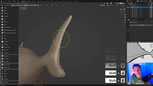 C03L05_shark-sculpting-5 - Final Touches смотреть онлайн