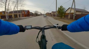 Как едет электровелосипед White Siberia Camry X