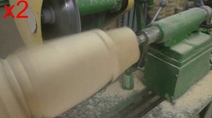 Изготовление ножек на самодельном станке, изготовленном на коленке.