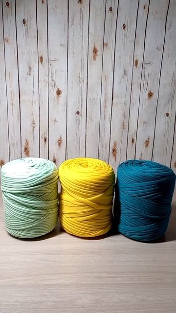 🗑️Корзина из 🧶трикотажа с деревянным дном 13 см. Узор пышные столбики. смотреть онлайн