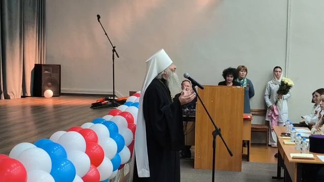 Приветственное слово митрополита Иоанна на фестивале "Пасхальный перезвон" в медицинском колледже смотреть онлайн