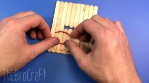 Как сделать домик из палочек для мороженого