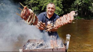 ЖАРИМ ШАШЛЫК НАПОЛЕОН НА ПРИРОДЕ. Рецепт от Жоржа