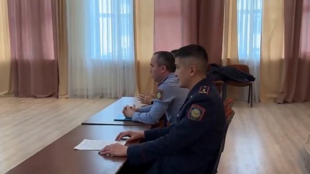 “Құқықтық тәртіп”: оқушылармен кездесу өткізілді